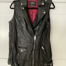 ALLSAINTS Leather Vest/Jacket