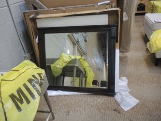 Framed Wall Mirror — (Espresso)
