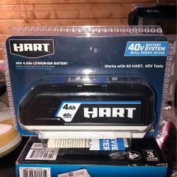Hart 40V 4.0Ah Lithium Battery ($160 Retail At Walmart)