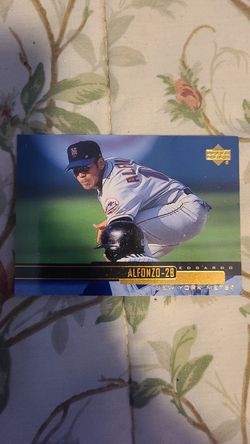 Baseball card Edgardo Alfonso- New york mets