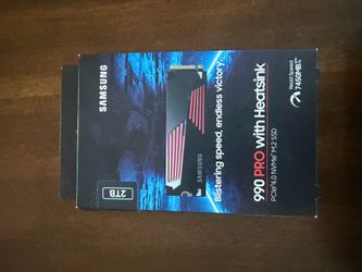 Samsung 990 PRO with Heatsink 2TB – Mint Condition + Best Buy Receipt