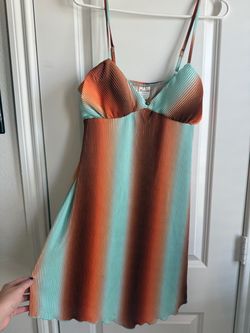 No Boundaries Gradient Tank Dress