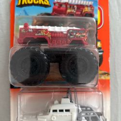 Hot wheels Unopened Sea Rescue And Monster Truck