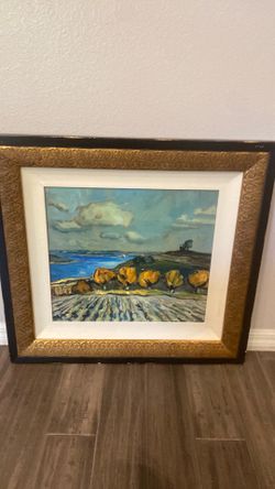 Framed painting