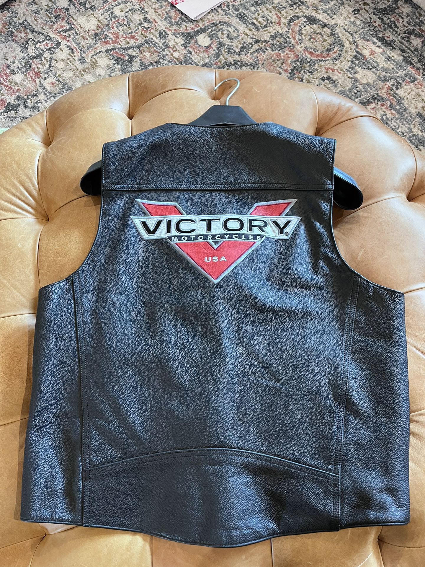Victory Motorcycle Leather Vest