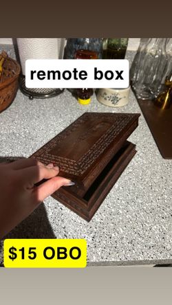 vintage wooden hidden book box