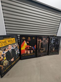 Framed movie posters high quality