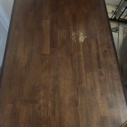 Round Dining Table  Sides Fold Down