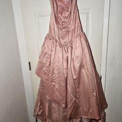Pink Corseted Princess Dress