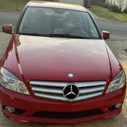 Mercedes Benz C300-Red-V6-2010 (139,000 miles)