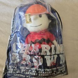 Peanuts Pocket Doll Charlie Brown United Feature Syndicate Hong Kong 1966 w/ Hat