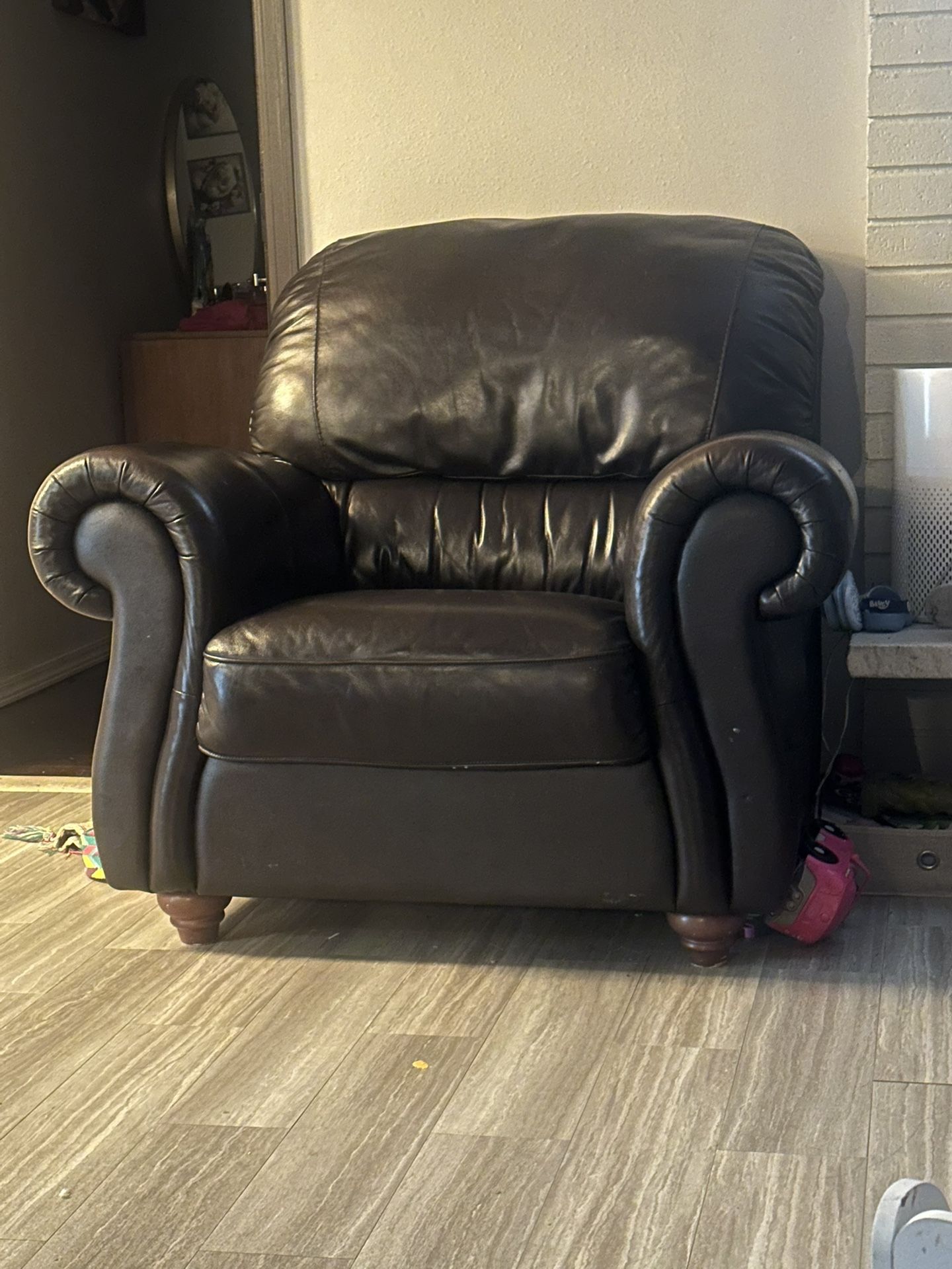 Leather Love Seat Free