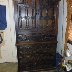 Wardrobe And King Headboard 