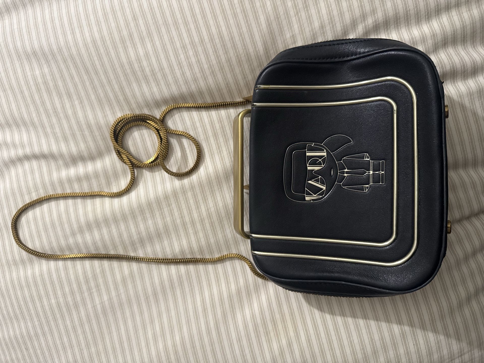 KARL LAGERFELD Top-Handle Clutch Bag