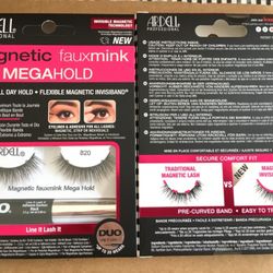 Eyelashes Ardell Professional Magnetic Fauxmink Megahold Liquid Liner & Lashes 820