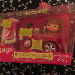 RARE NIB Bratz Babyz meygan & rockin wagon