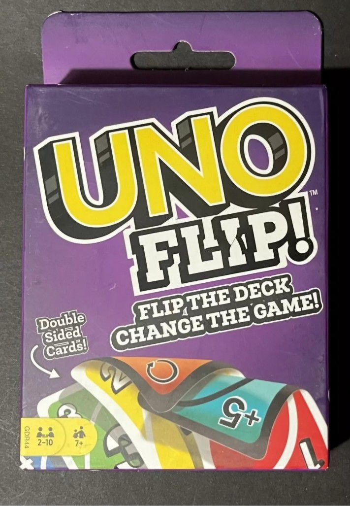 Two Card Games- UNO FLIP & DOS