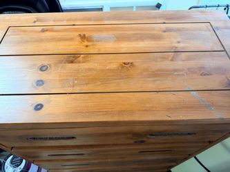 Wood 5 Drawer Dresser