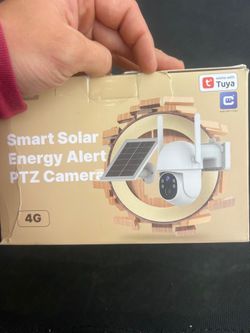 4G always connected Solar smart ptz camera