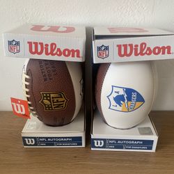 Wilson Mini NFL Autograph LA Chargers Football