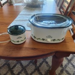 Rival crockpot and matching little dipper