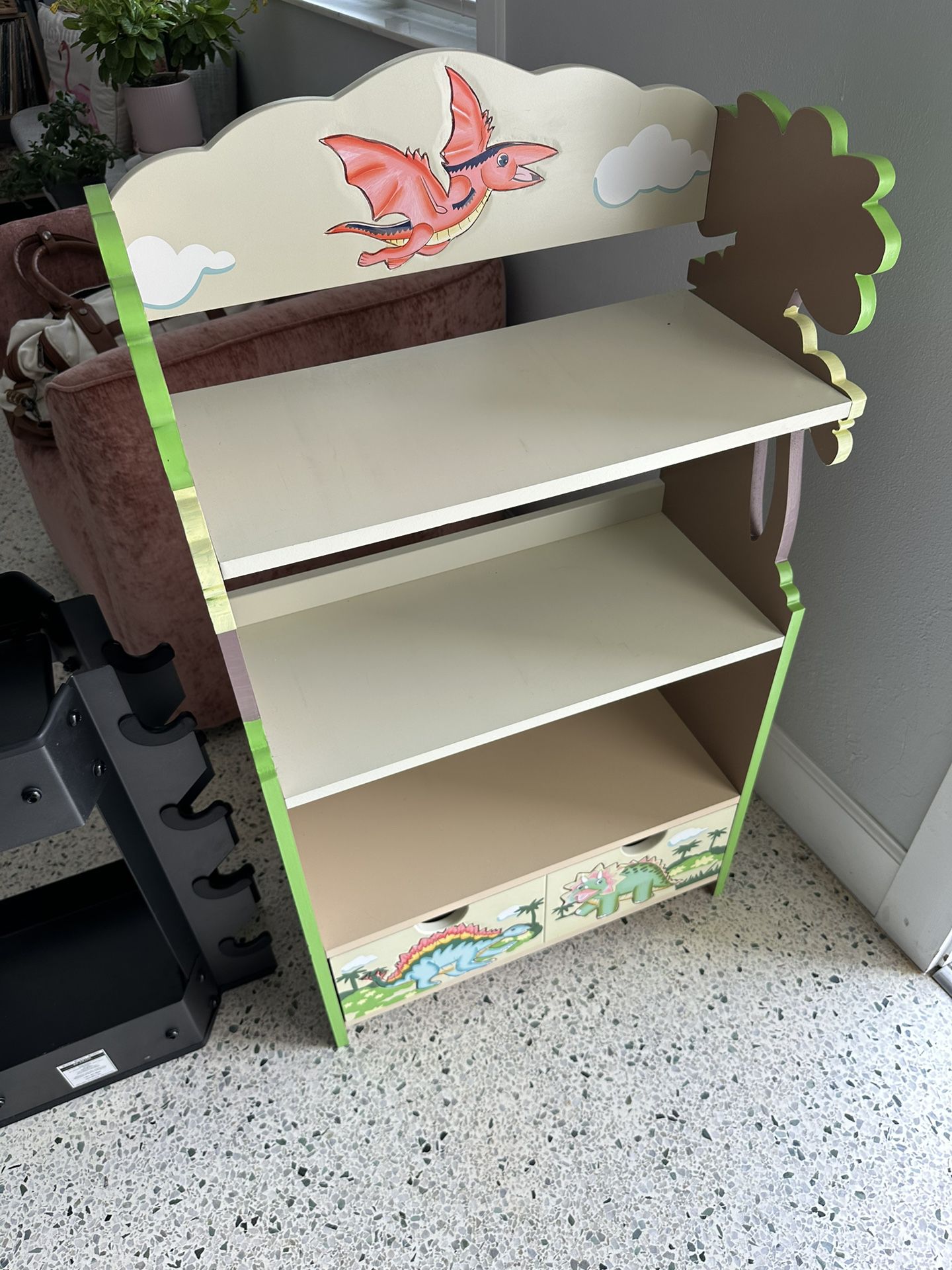 Kids Dinosaur Bookshelf 