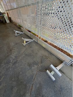 Little giant plank 8 ft to 13 ft extended with 3 ladder jacks