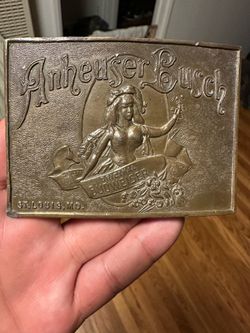 Budweiser belt buckle