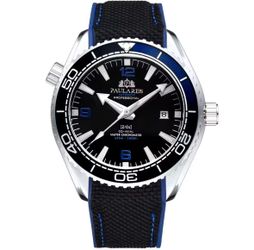 Reloj automático de lujo para hombre, movimiento mecánico de viento automático de alta calidad