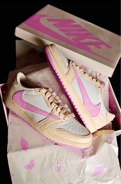 Jordan 1 Retro Low Travis Scott ‘Shy pink’