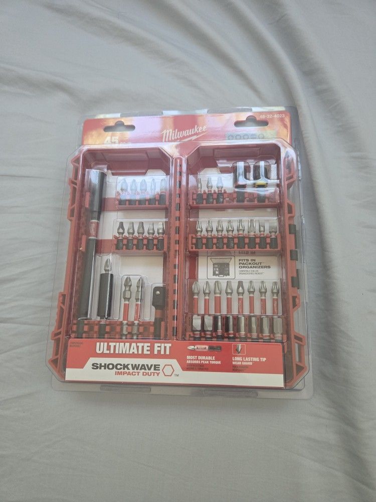 Milwaukee 45 Bit Impact Set