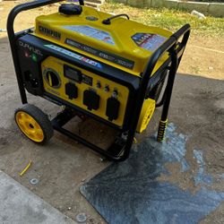 Champion Power
Equipment
5300/4250-Watt Gasoline and Propane Powered Dual Fuel
Portable Generator with CO Shield
(CARB Compliant)