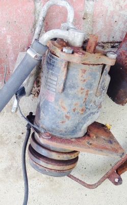 63-64 Chevy impala sbc air conditioning compressor-