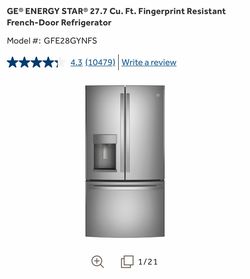GE French Door Refrigerator - Needs Repair