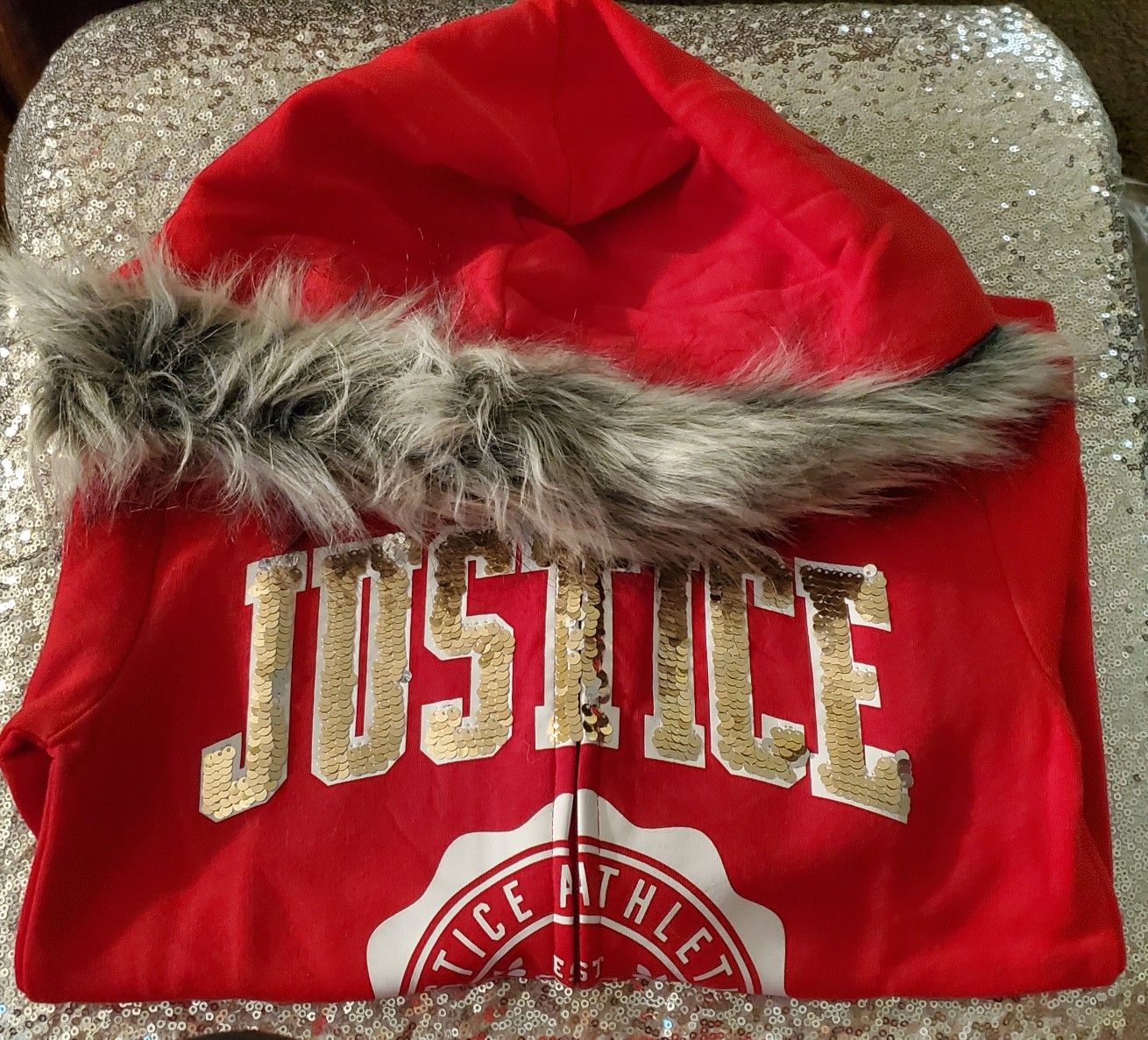 Red Justice Full Zip