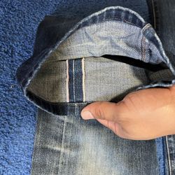 Sz 34 X 34 Levi’s 501 Raw Denim Selvedge Denim