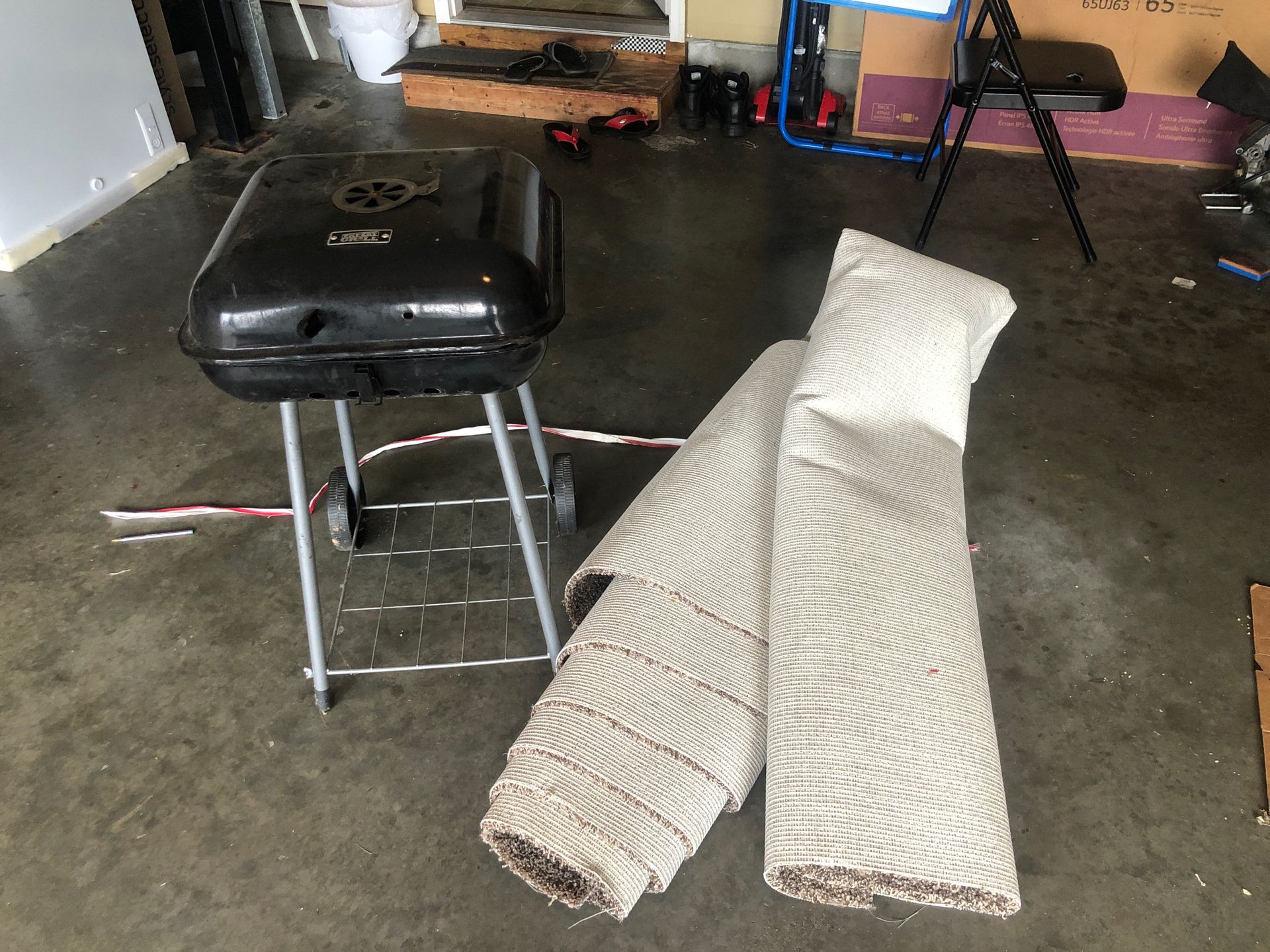 BBQ and New carpet