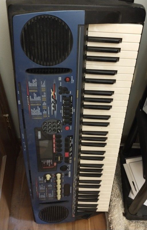 Yamaha DJX 61 Full Size Keyboard Synthesizer Portatone Psr-d1