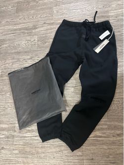All black Essentials Sweats