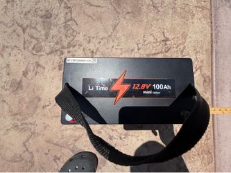 LiTime 100ah 12.8V lithium battery