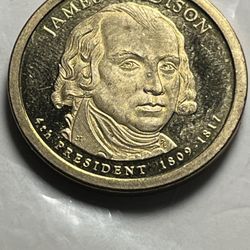 James Madison 2007 S Dollar 