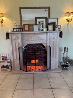 Decorative Wood Fireplace Mantel
