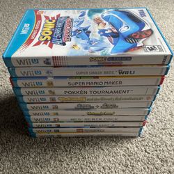Wii U Games Bundle (Sonic, Smash Bros., Mario, & more)