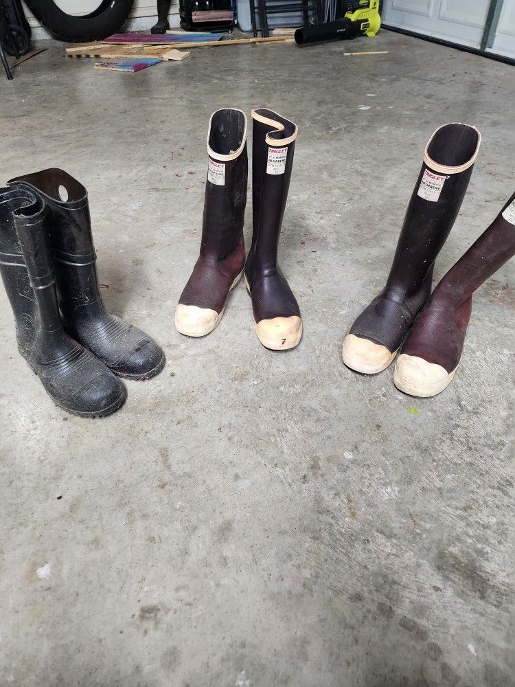 Rain Boots, Cement Boots