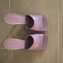 Bottega Veneta Stretch Square Toe Slide 