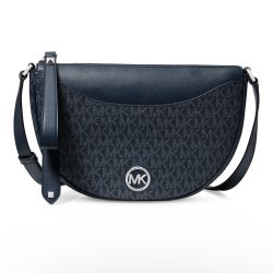 Michael Kors Signature Dover Small Half Moon Messenger