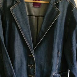 IX GLORIA VANDERBILT LADIES JEAN JACKET