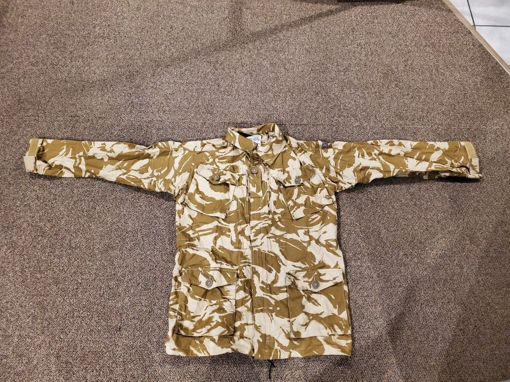 British Army Desert DPM (Disruptive Pattern Material) combat jacket.