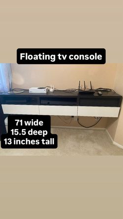 Floating TV Console