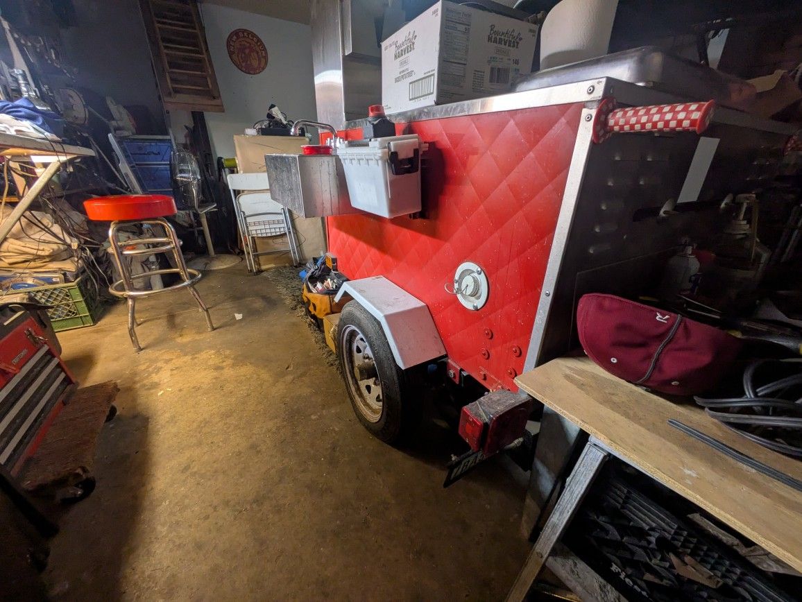 Practically New Hot Dog Cart Registered And Per Code